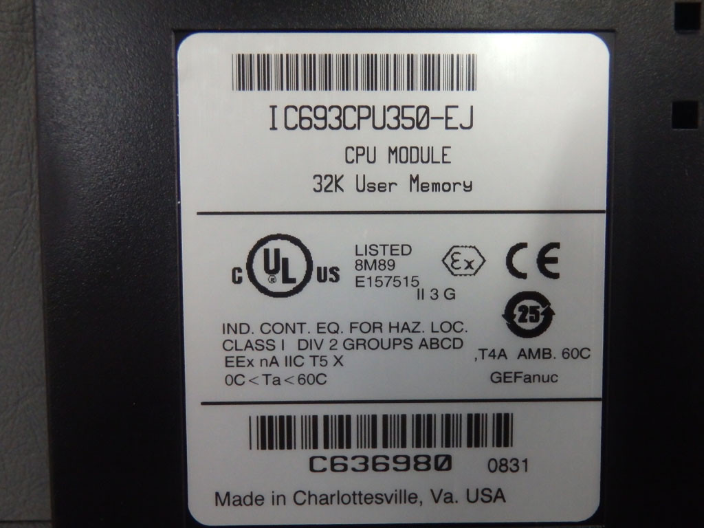 GE FANUC  IC693CPU350-EJ