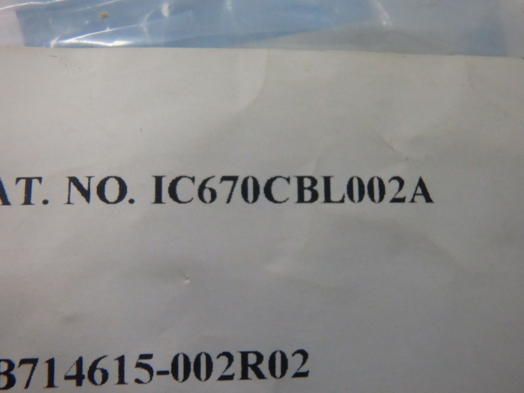 GE FANUC IC670CBL002A