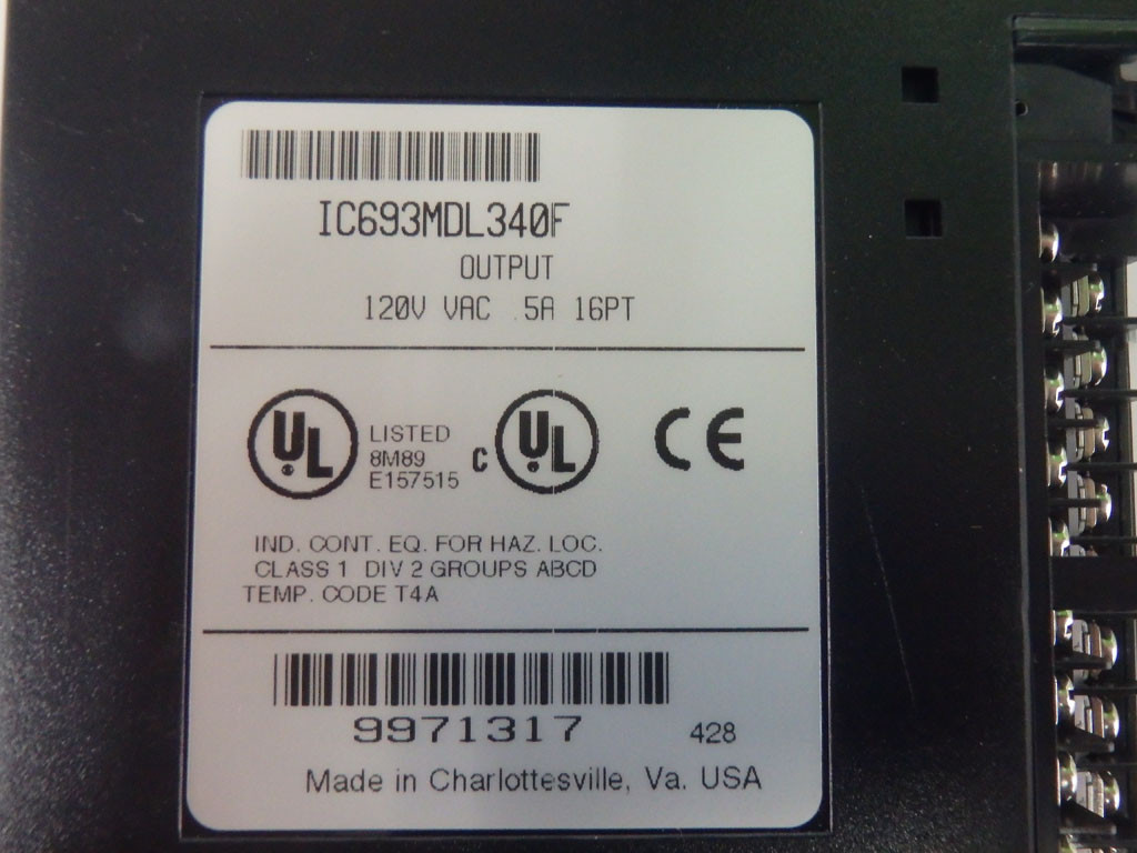 GE FANUC IC693MDL340