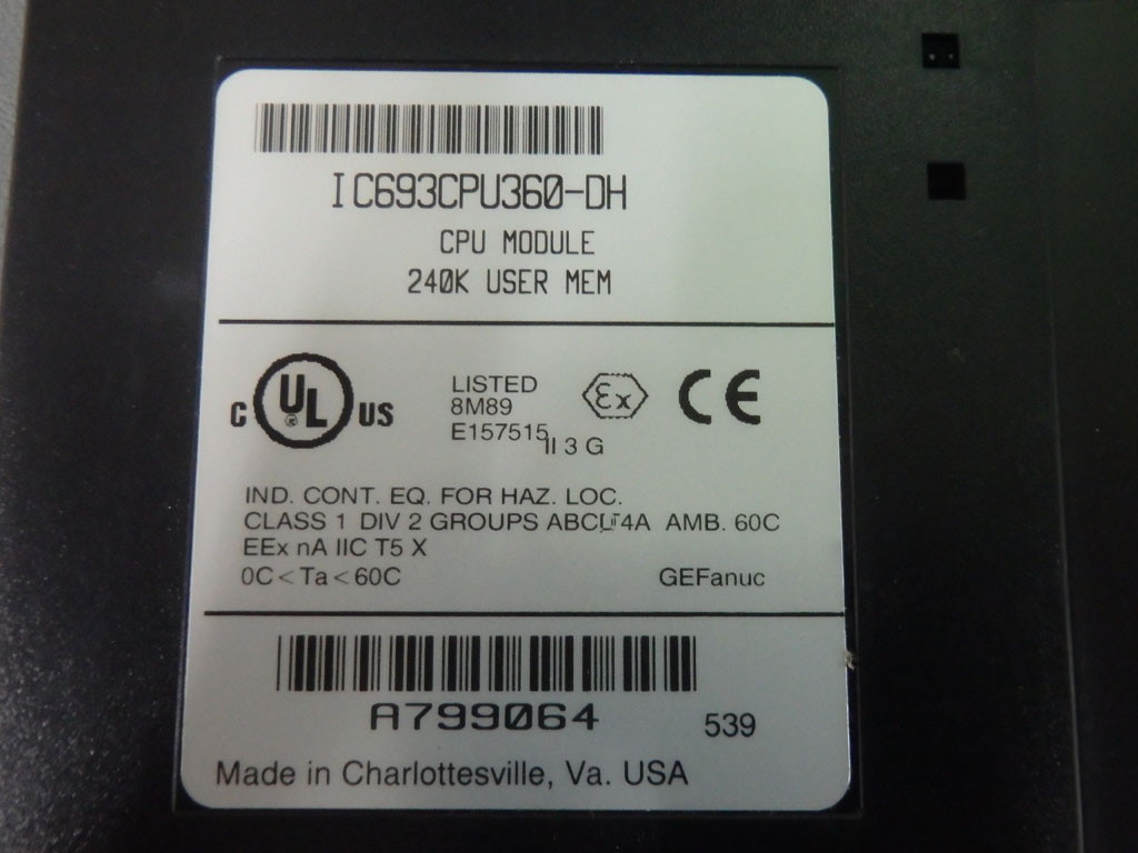 GE FANUC IC693CPU360-CF