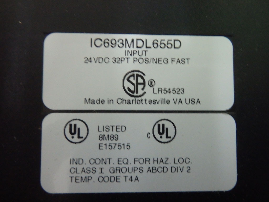 GE FANUC IC693MDL655