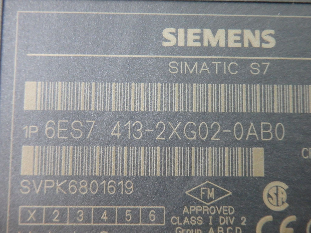 SIEMENS 6ES7413-2XG02-0AB0