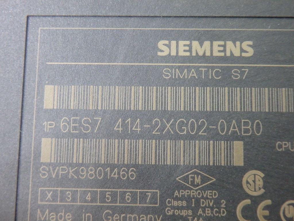 SIEMENS 6ES7414-2XG02-0AB0