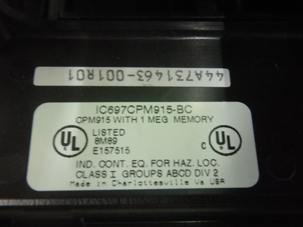 GE FANUC IC697CPM915BC