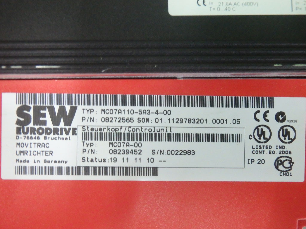 SEW-EURODRIVE MC07A110-5A3-4-00