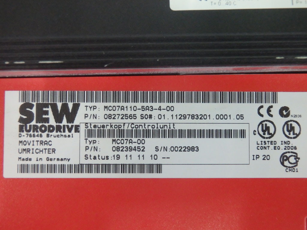 SEW-EURODRIVE MC07A110-5A3-4-00