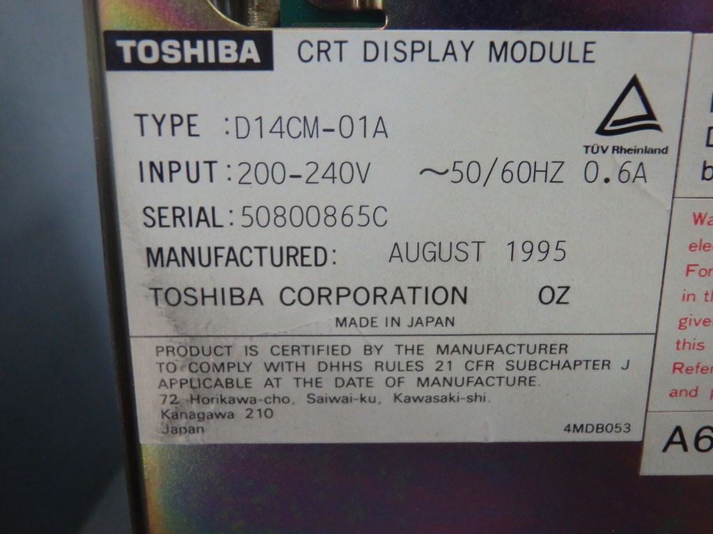 TOSHIBA D14CM-01A