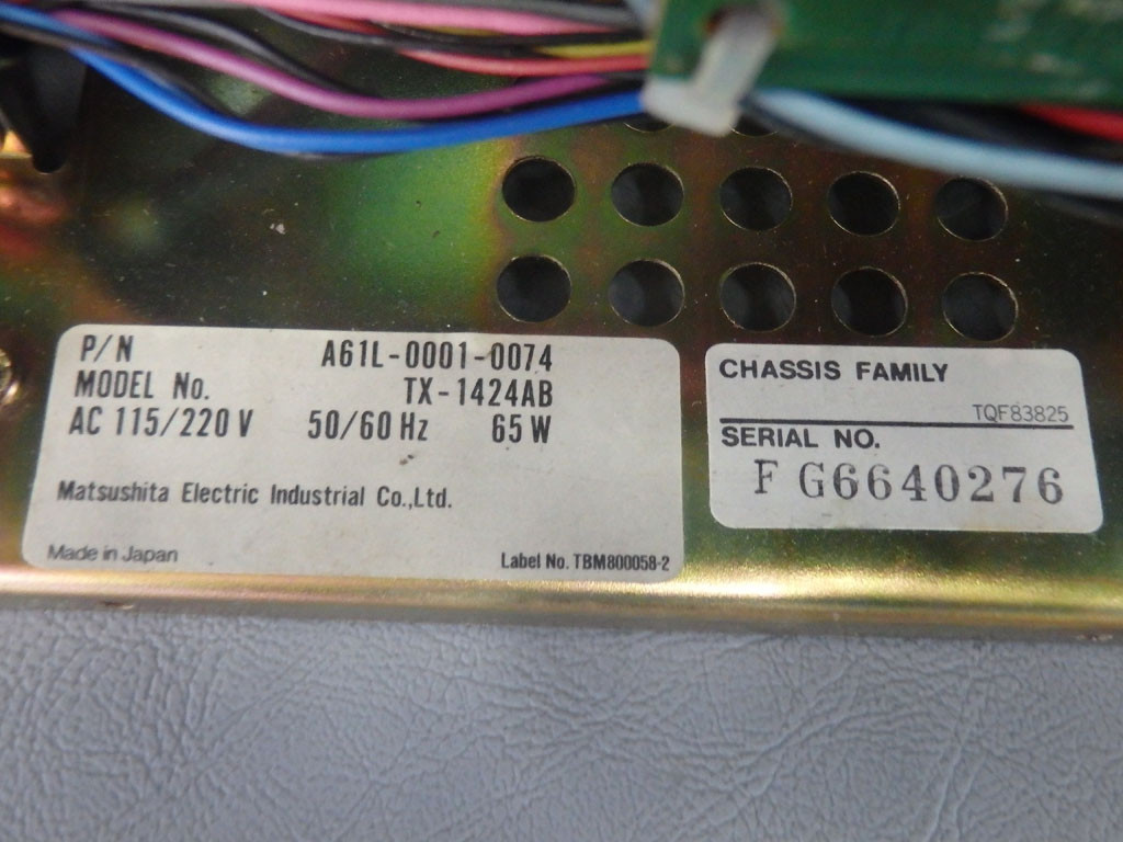 MATSUSHITA TX-1424AB