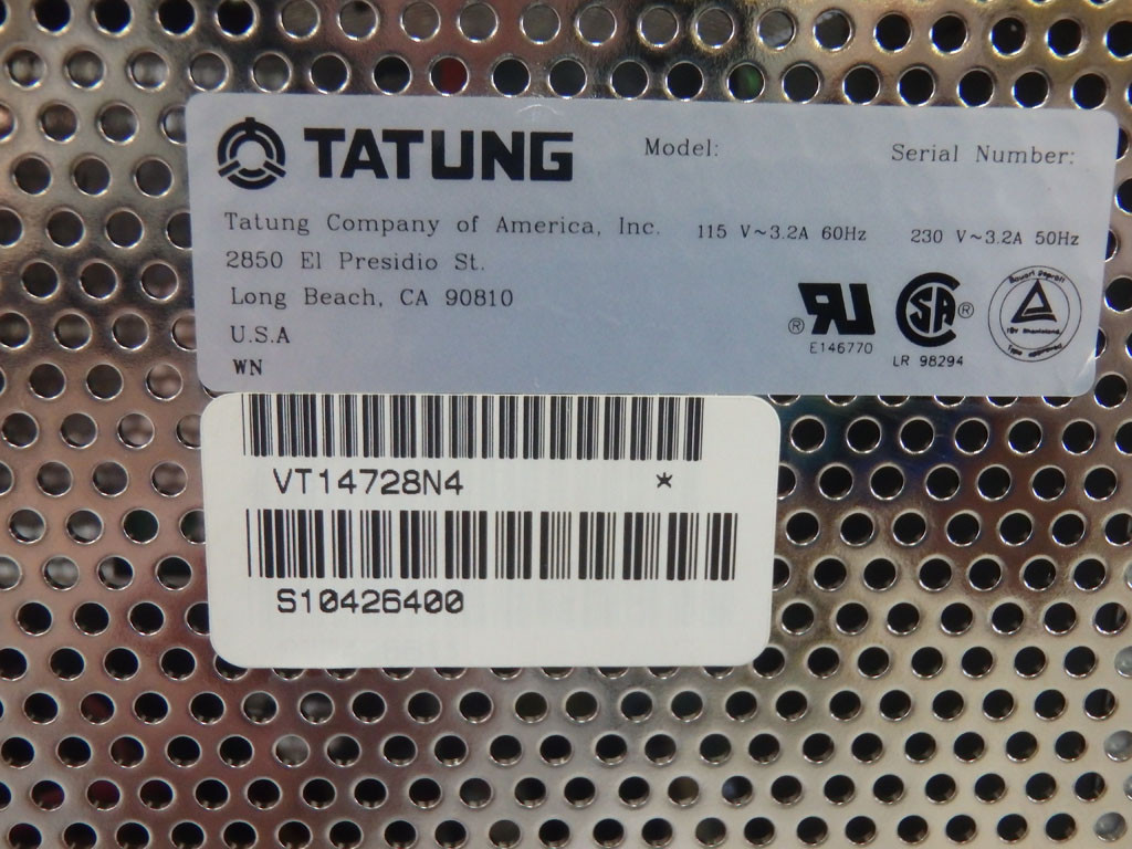 TATUNG VT14728N4
