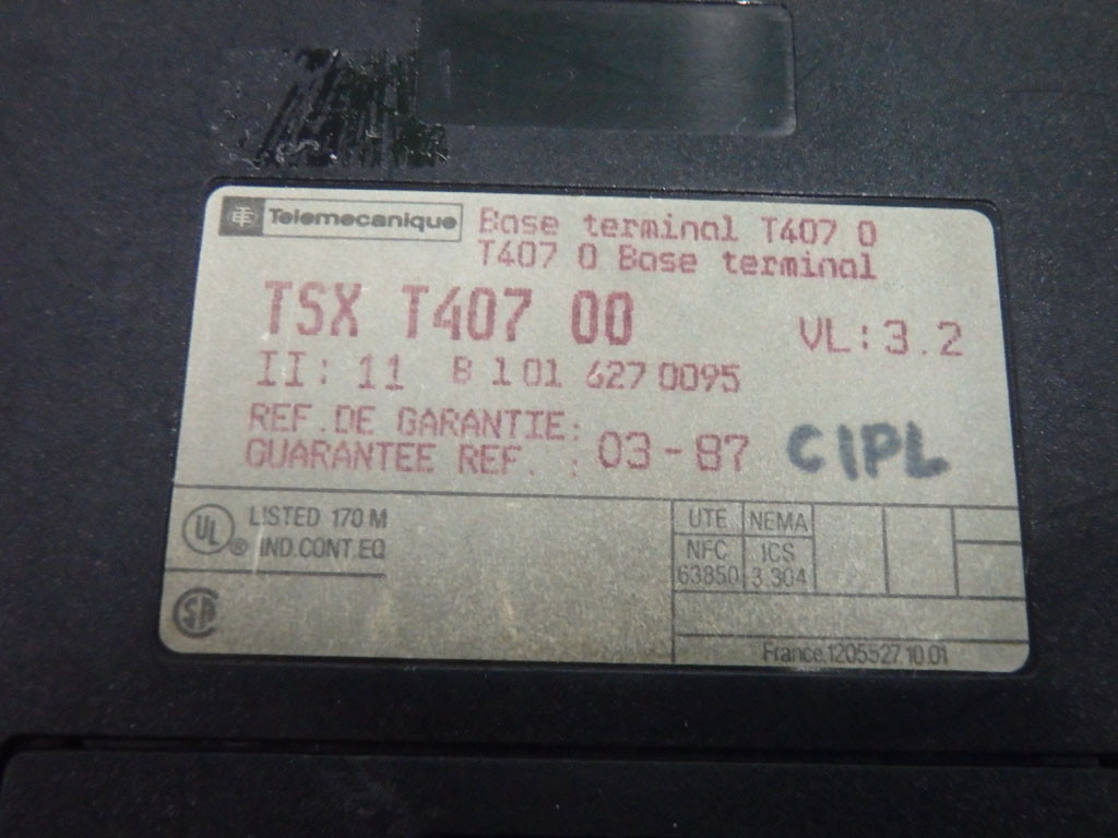 TÉLÉMÉCANIQUE  TSXT40700