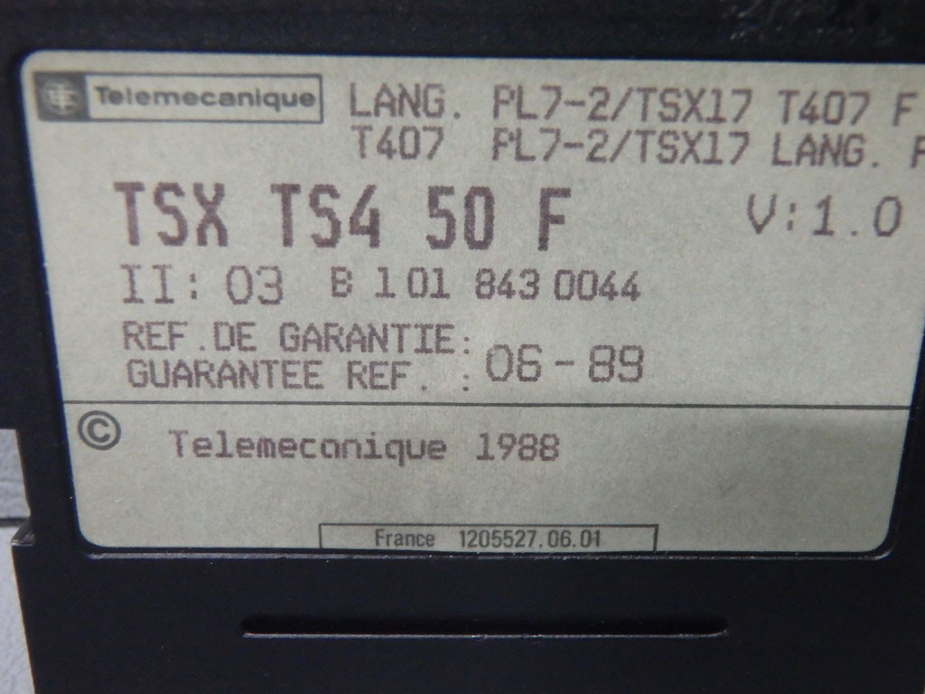 TÉLÉMÉCANIQUE  TSXTS450F