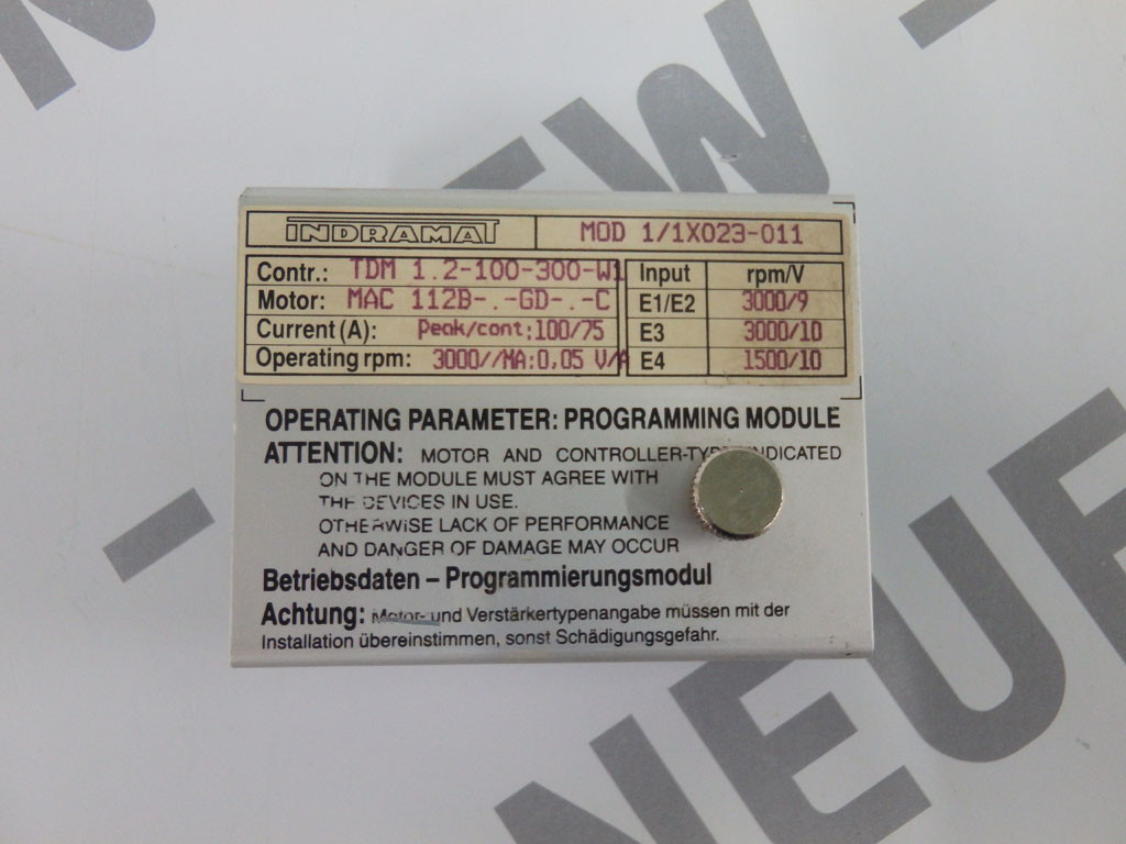 INDRAMAT MOD1/1X023-011