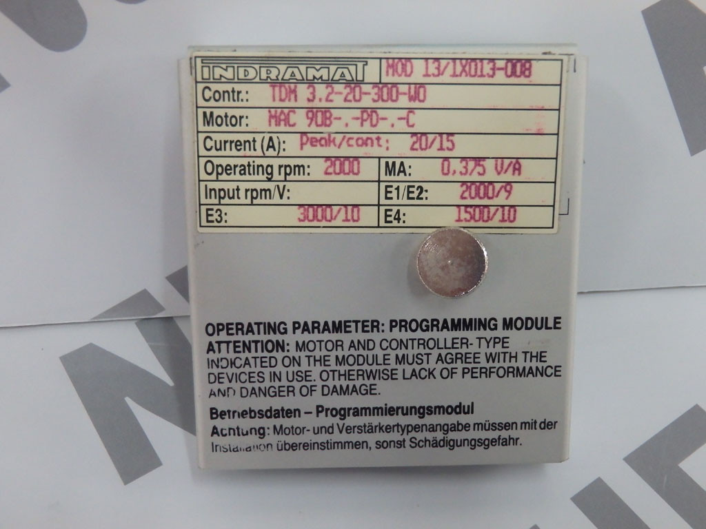 INDRAMAT MOD13/1X013-008