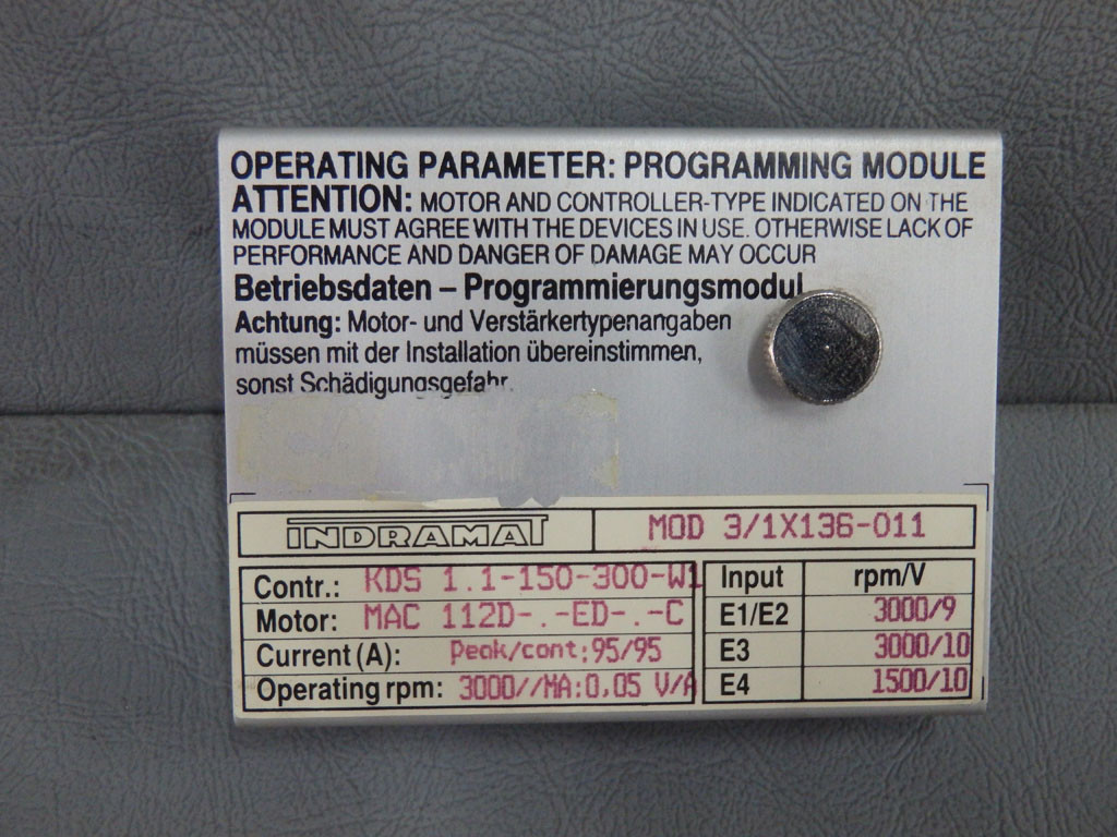 INDRAMAT MOD3/1X136-011