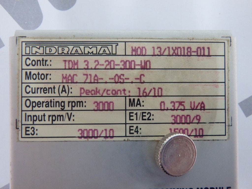 INDRAMAT MOD13/1X018-011