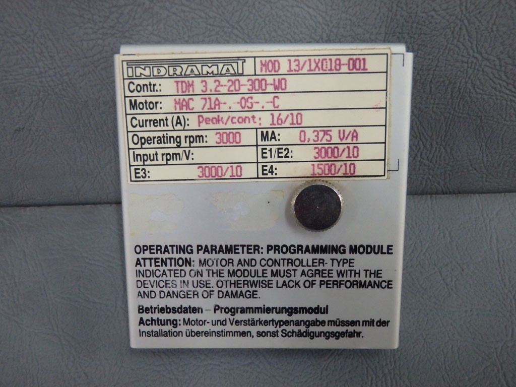 INDRAMAT  MOD13/1X018-001