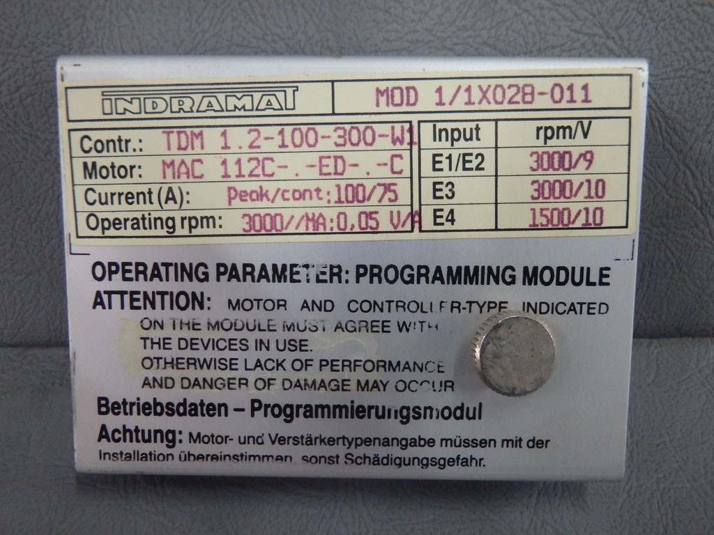 INDRAMAT MOD1/1X028-011
