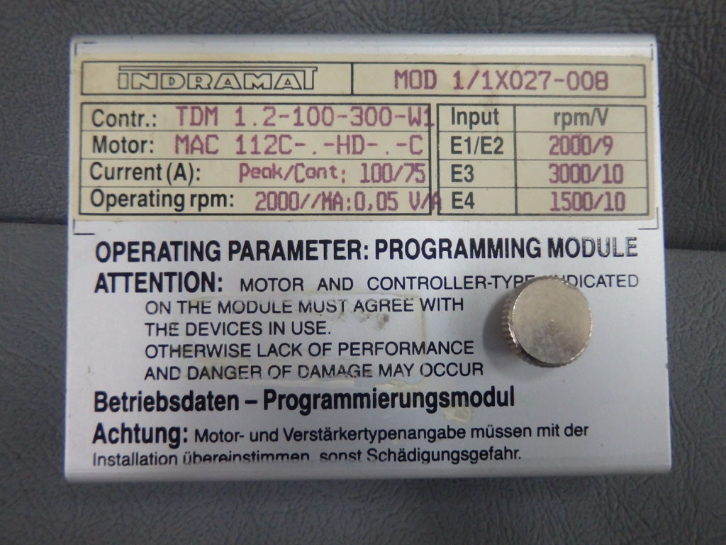 INDRAMAT MOD1/1X027-008