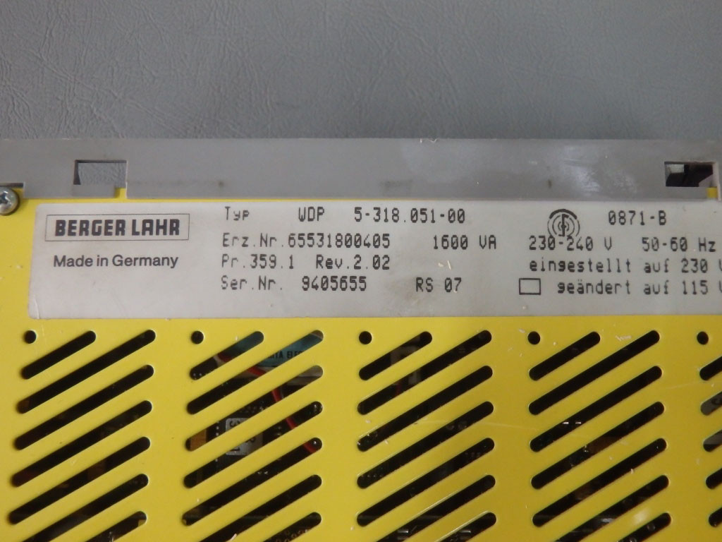 BERGER LAHR WDP5-318-051-00