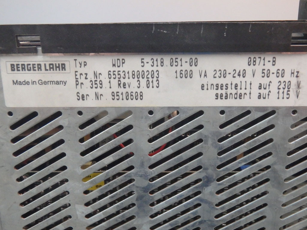 BERGER LAHR WDP5-318-051-00