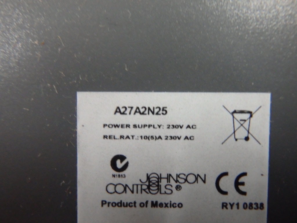 JOHNSON CONTROLS A27A2N25