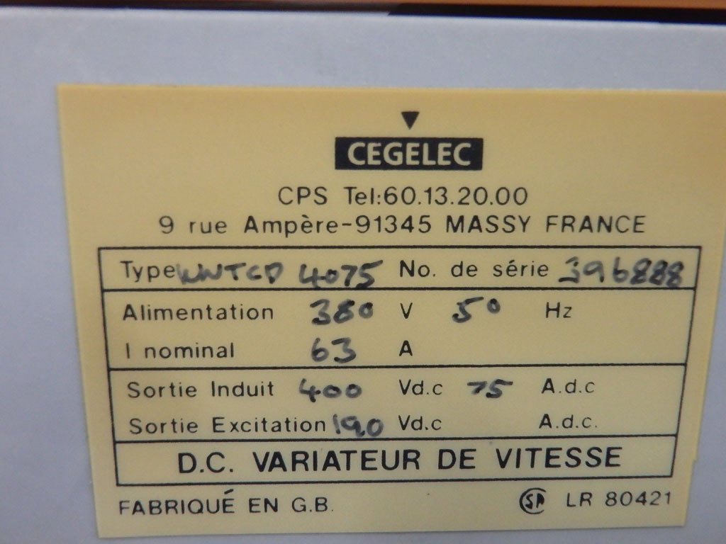 CEGELEC WNTC4075