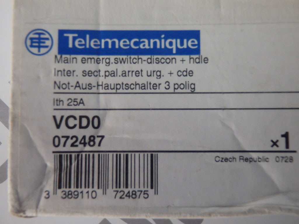 TÉLÉMÉCANIQUE  072487