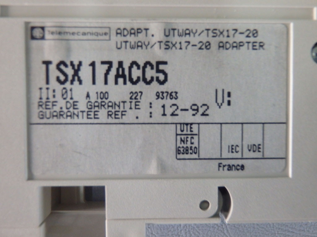 TÉLÉMÉCANIQUE  TSX17ACC5