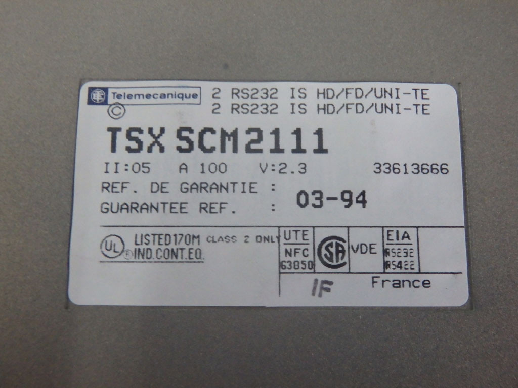 TÉLÉMÉCANIQUE  TSXSCM2111