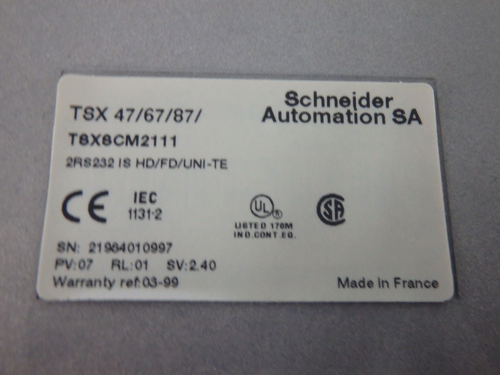 TÉLÉMÉCANIQUE  TSXSCM2111