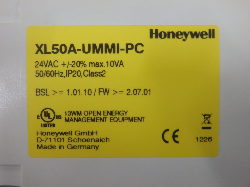 HONEYWELL XL50A-UMMI-PC