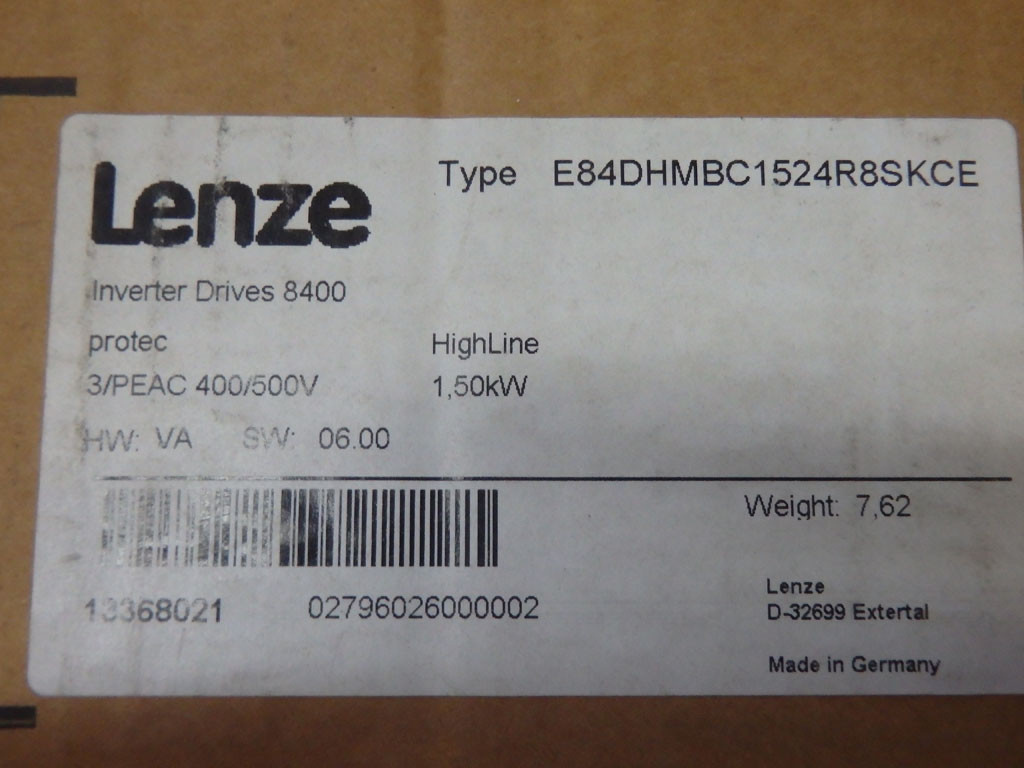 LENZE E84DHMBC1524R8SKCE