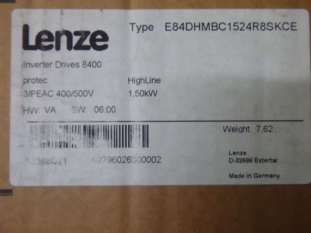 LENZE E84DHMBC1524R8SKCE