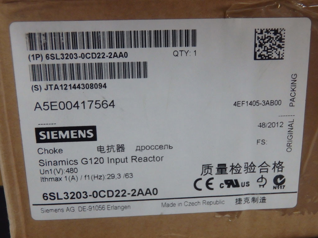 SIEMENS 6SL3203-0CD22-2AA0