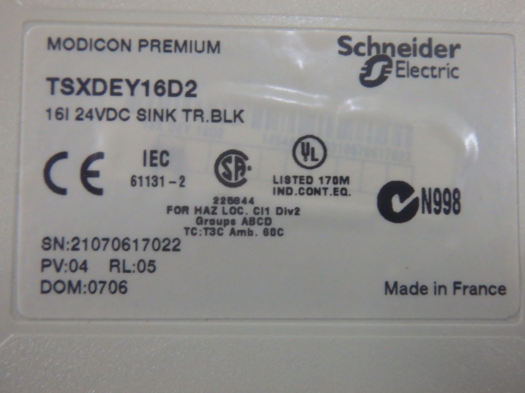 SCHNEIDER  TSXDEY16D2