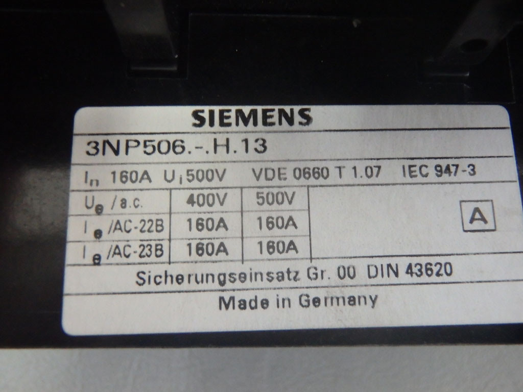 SIEMENS 3NP5060-0HA13