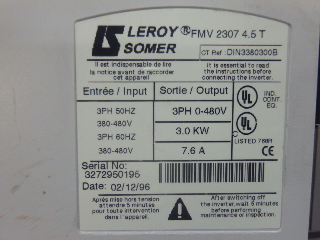 LEROY SOMER  FMV23074.5T