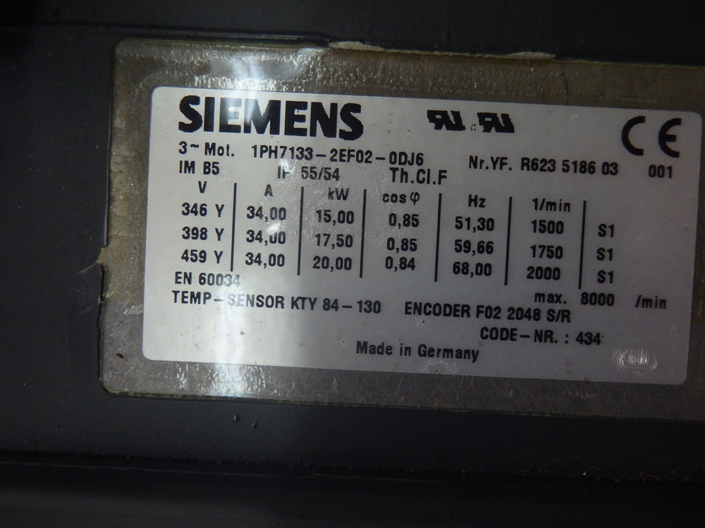 SIEMENS 1PH7133-2EF02-0DJ6