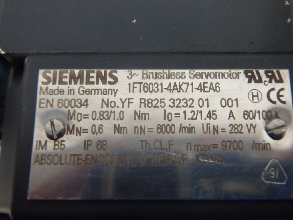 SIEMENS 1FT6031-4AK71-4EA6