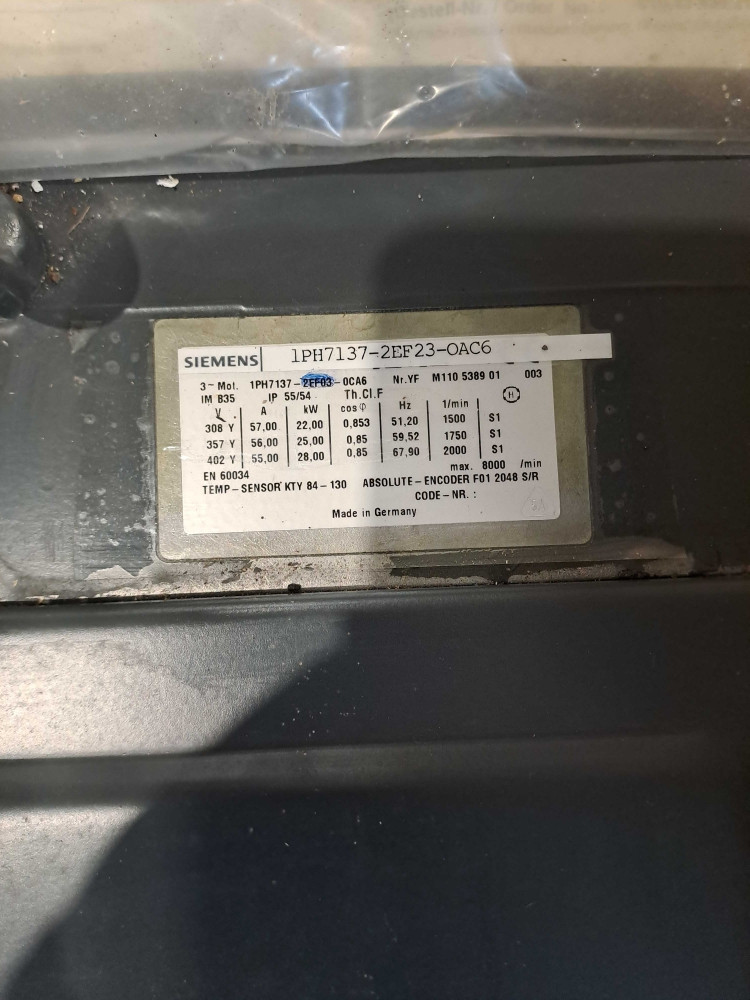 SIEMENS 1PH7137-2EF23-0AC6