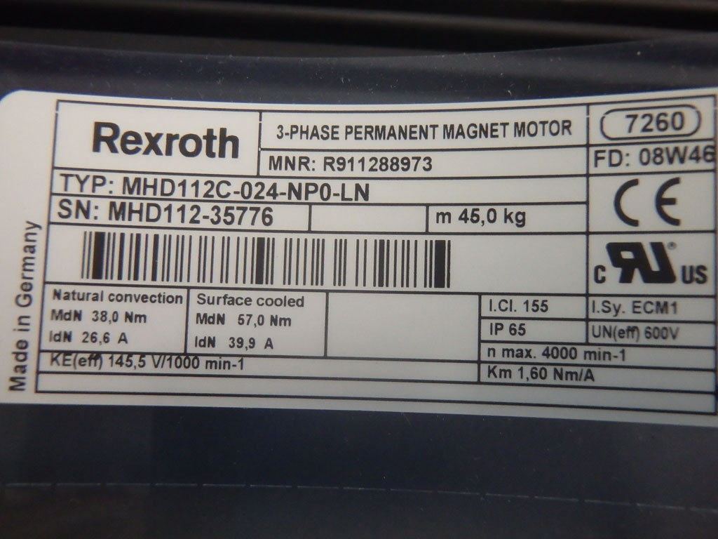 REXROTH MHD112C-024-NPO-LN