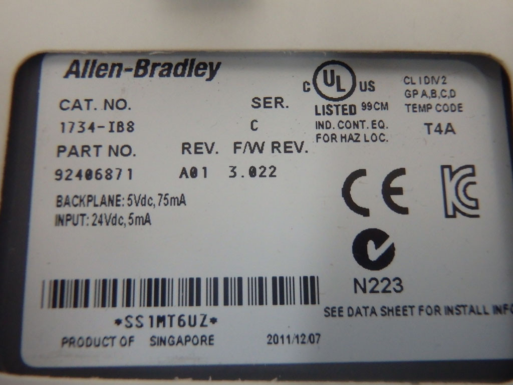 ALLEN BRADLEY  1734-IB8