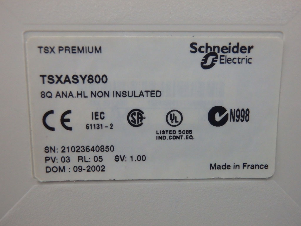 SCHNEIDER  TSXASY800