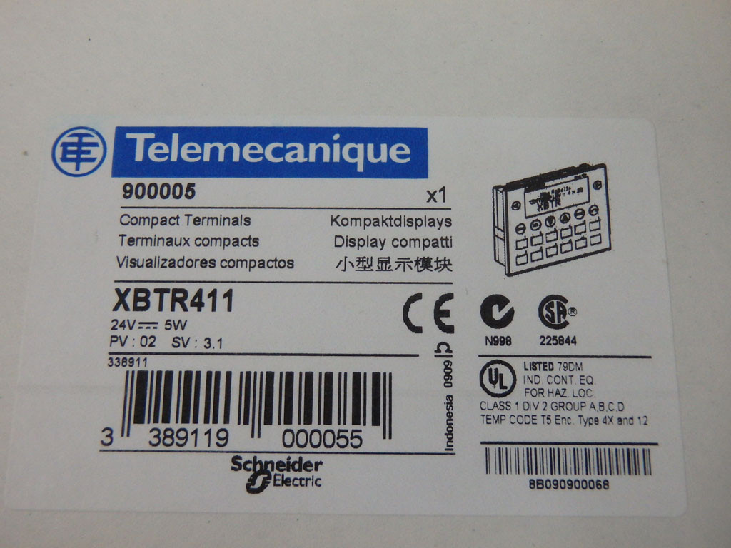 TÉLÉMÉCANIQUE  XBT-R411