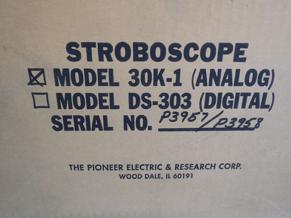 PIONNER ELECTRIC PS-30K1