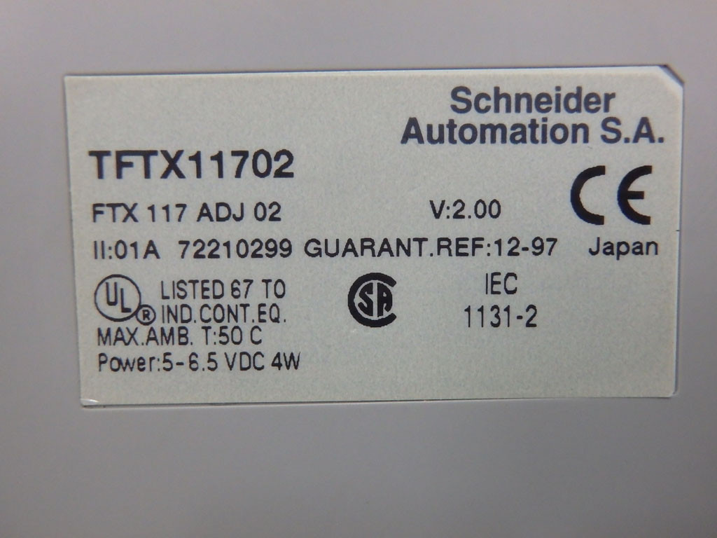 TÉLÉMÉCANIQUE  TFTX11702
