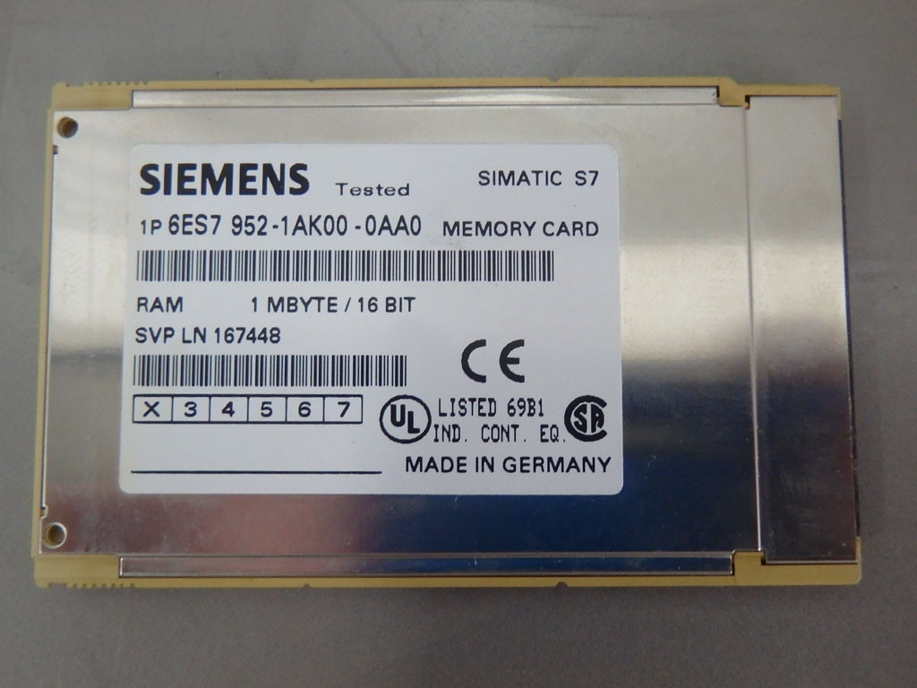 SIEMENS 6ES7952-1AK00-0AA0