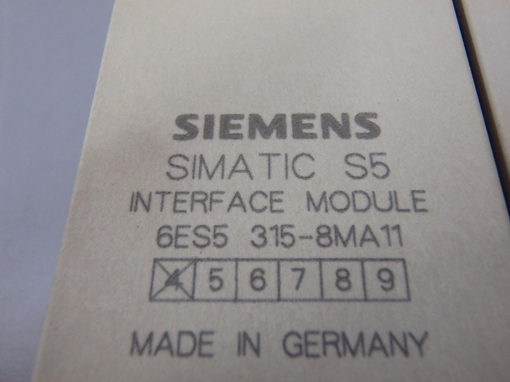 SIEMENS 6ES5315-8MA11