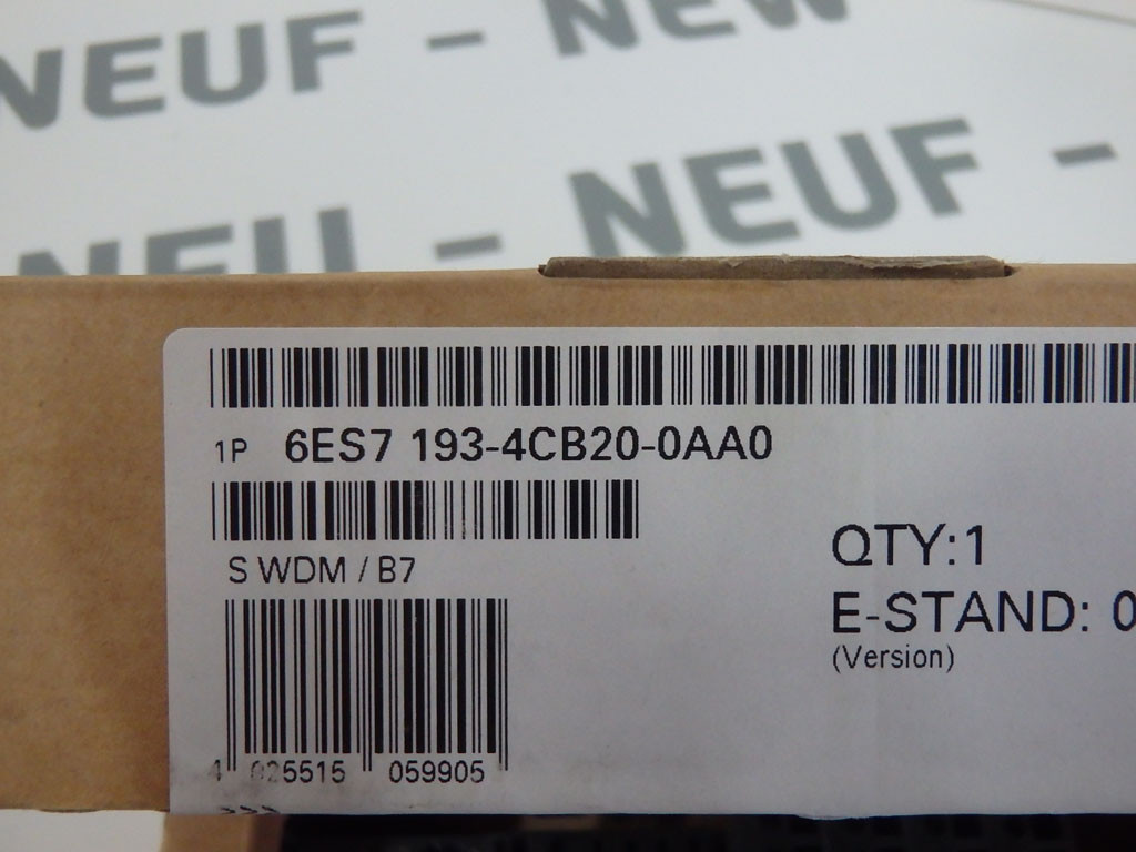 SIEMENS 6ES7193-4CB20-0AA0