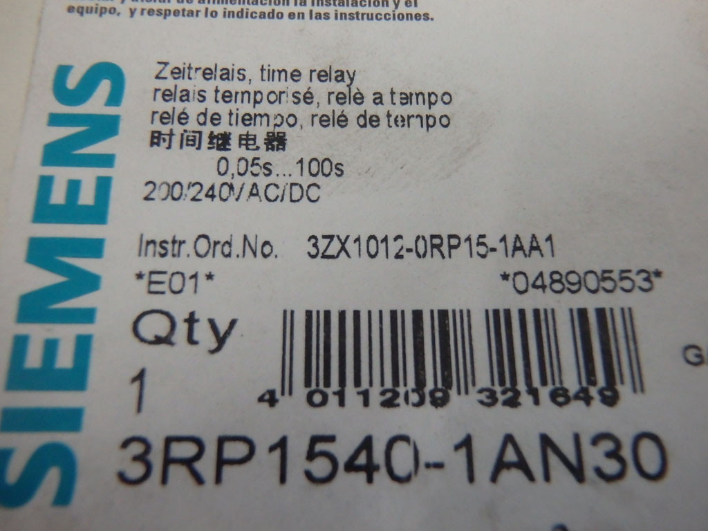 SIEMENS 3RP1540-1AN30